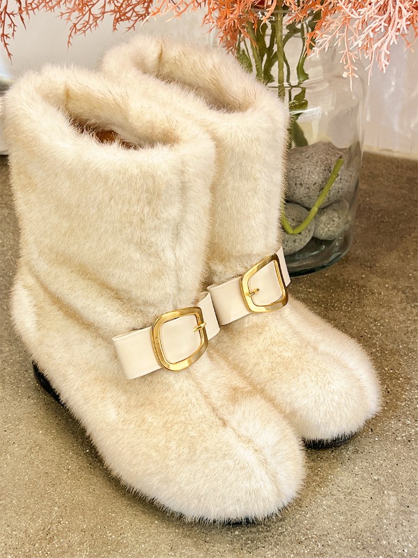 [프리오더]Winter Special Fur Ankle Boots_RB4BO018_Ivory