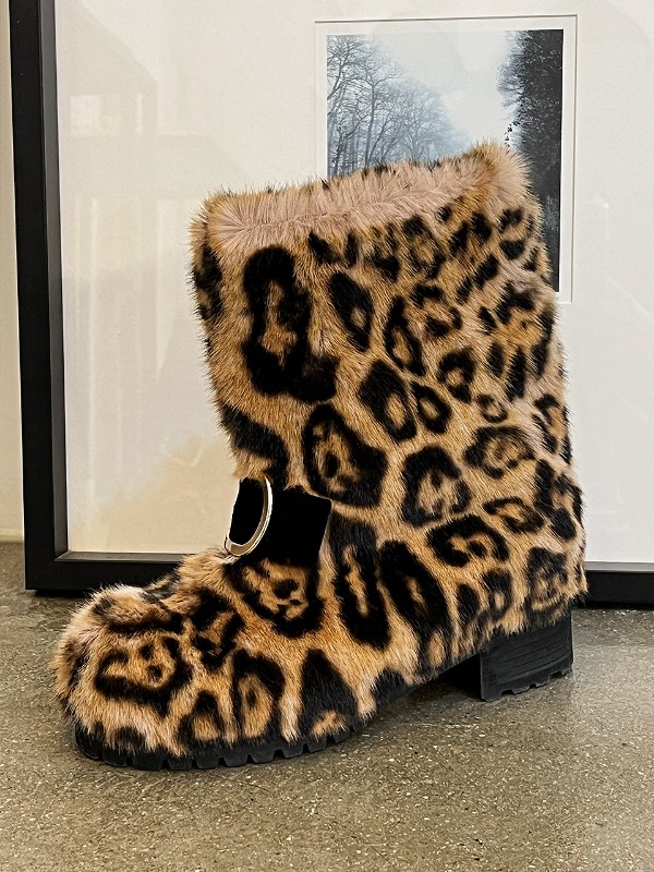 [프리오더]Winter Special Fur Ankle Boots_RB4BO018_Leopard
